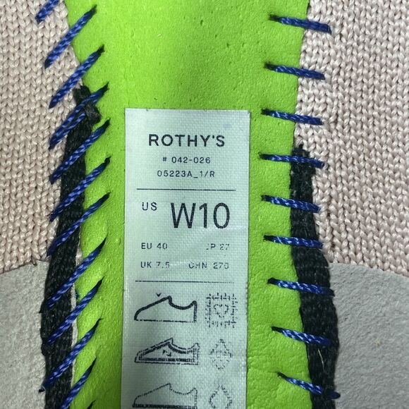 Rothy's Two-Tone Flats in Black and Cream - Picture 6 of 9